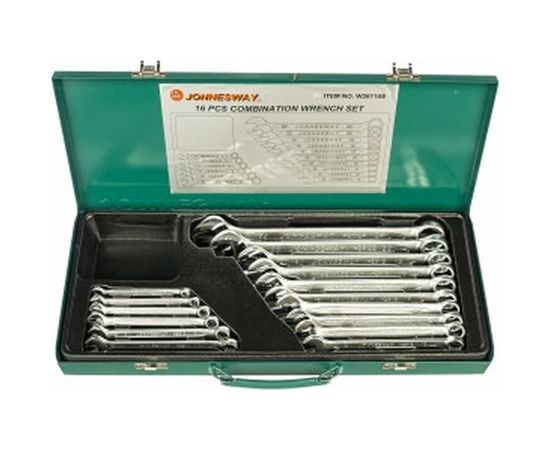 Набор комбинированных ключей Jonnesway 6-24 мм W26116S 