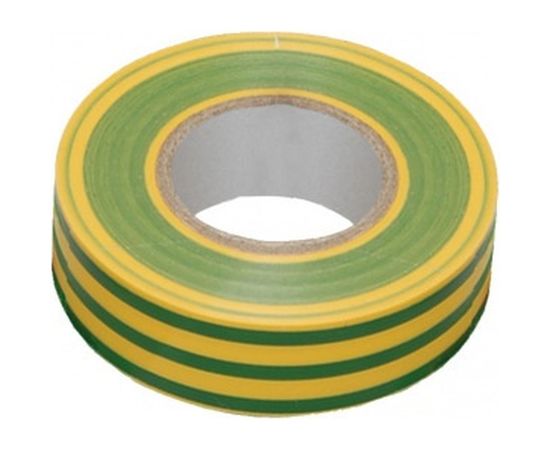 Изолента ПВХ 15мм, 20м, желто-зеленая IEK ИЭК UIZ-13-10-K52 