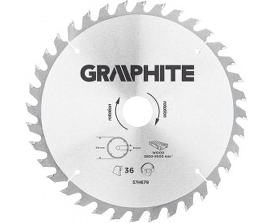 Диск пильный (216x30 мм; 36Z; карбид кремния) GRAPHITE 57H679 