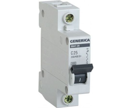 Автоматический выключатель IEK ВА47-29 MVA25-1-025-C 