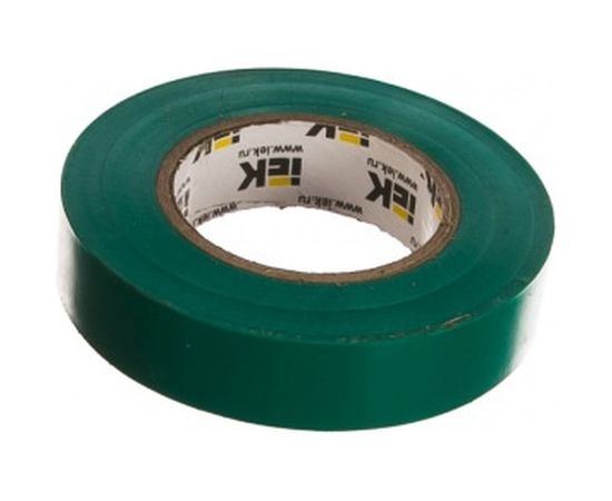 Изолента ПВХ 15мм, 20м, зеленая IEK ИЭК UIZ-13-10-K06 