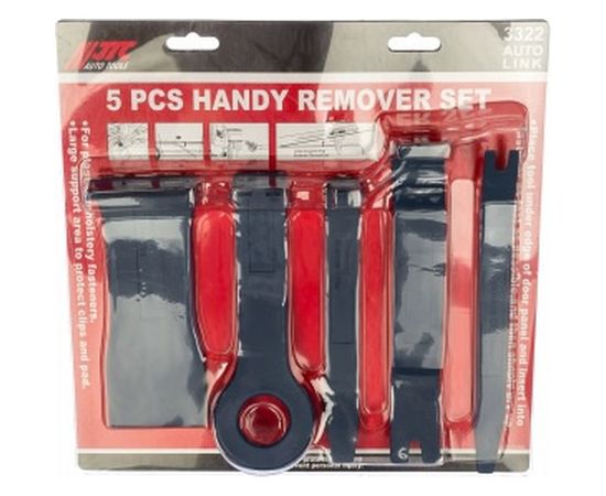 Набор съемников для демонтажа облицовочных панелей, 5 предметов JTC 3322 