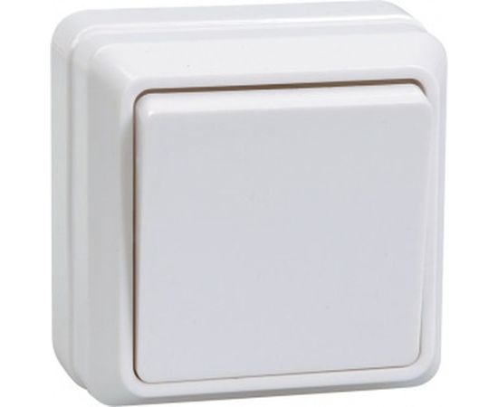 Выключатель IEK ОКТАВА, 1-клавишный, наружный, белый, EVO10-K01-10-DC 