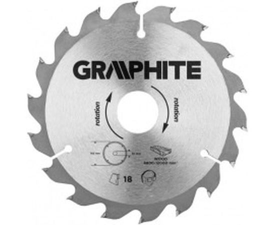 Диск отрезной (165x30 мм; 18 зубьев) GRAPHITE 57H648 