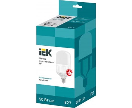 Лампа IEK LED HP 50 Вт 230 В 4000К E27 LLE-HP-50-230-40-E27 