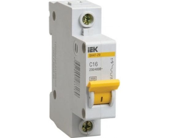Автоматический выключатель IEK ВА47-29 1п, 8А, "С", 4.5кА MVA20-1-008-C 