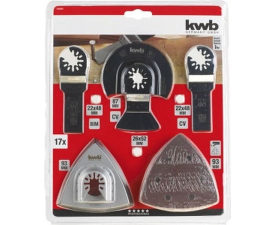 Набор инструментов KWB 17 шт 7089-00 