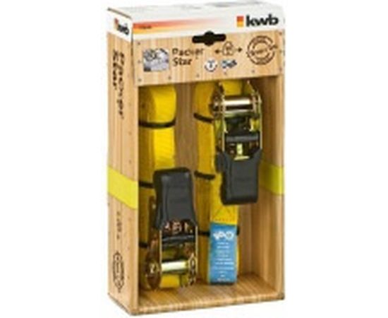 Стяжной ремень с храповиком, 5м, 2шт. KWB 7720-25 