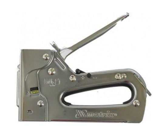 Мебельный металлический регулируемый степлер тип скобы 53, 6-14 мм MATRIX PROFESSIONAL 40913 
