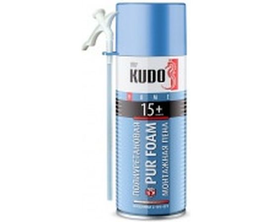 Полиуретановая монтажная бытовая всесезонная пена KUDO HOME 15+ 520 мл 11600099 