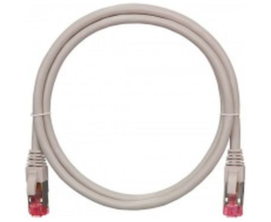 Коммутационный шнур NIKOMAX S/FTP 4 пары, серый, 1м NMC-PC4SA55B-010-C-GY 