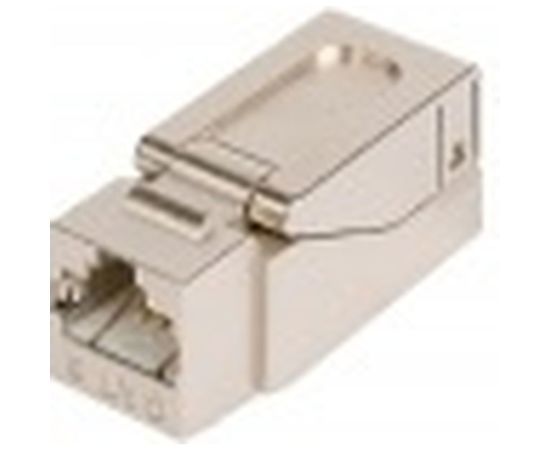 Модуль-вставка NIKOMAX типа Keystone, полный экран, металлик NMC-KJSE2-NT-MT 