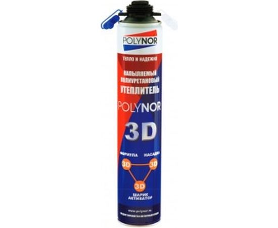Напыляемый полиуретановый утеплитель Polynor 3D ПБ000000038 