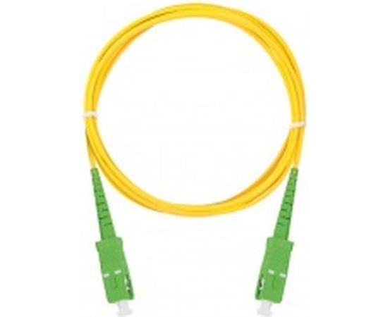 Соединительный волоконно-оптический шнур NIKOMAX желтый, 1м NMF-PC1S2C2-SCA-SCA-001 