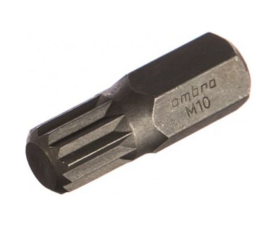 Вставка-бита 10 мм DR SPLINE, M10, 30 мм Ombra 531710 