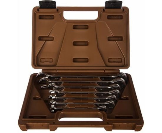 Набор комбинированных трещоточных ключей 7 шт Ombra SNAP GEAR 935007 