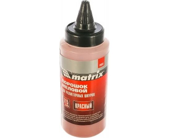 Красный меловой порошок для разметочных шнуров 115 г MATRIX 84858 