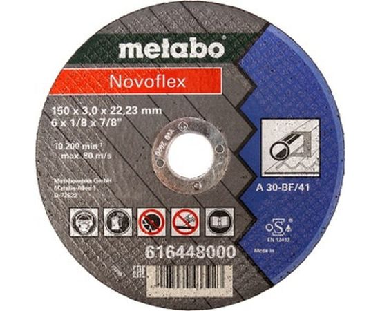 Диск отрезной по стали 150x22,2 мм Metabo 616448000 