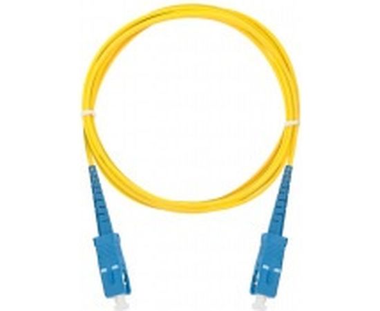 Соединительный волоконно-оптический шнур NIKOMAX желтый, 10м NMF-PC1S2C2-SCU-SCU-010 