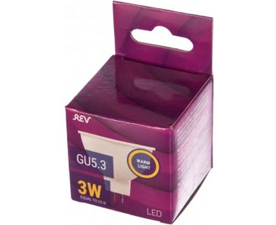 Светодиодная лампа LED MR16 GU5.3 3Вт 3000K REV 32320 4 