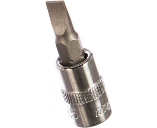 Насадка торцевая 1/4"DR с вставкой-битой SL5.5 Ombra 114555 