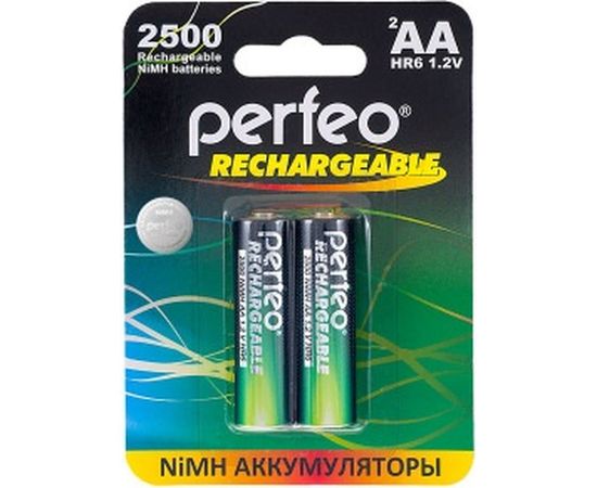 Аккумулятор PERFEO AA2500mAh 2 шт блистер 30&nbsp;007&nbsp;010 