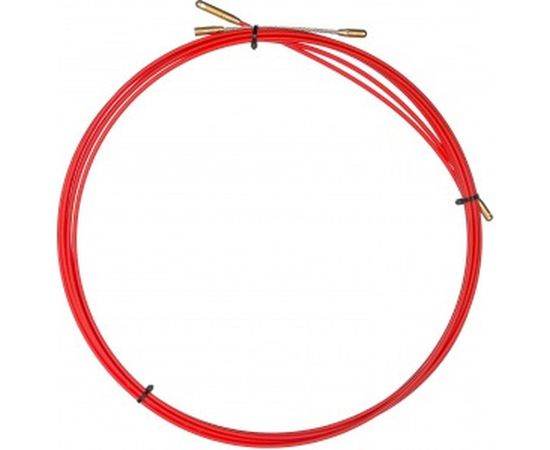 Кабельная протяжка (мини УЗК в бухте, стеклопруток, d=3,5мм, 5м, красная) REXANT 47-1005 