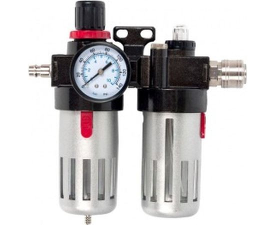 Регулятор давления MF-3 с лубрикатором и фильтром, разъем EURO QUATTRO ELEMENTI 771-053 