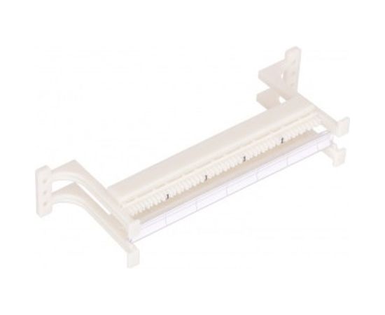 Настенный блок 110 типа NIKOMAX 50 пар, с ногами и cъемной этикеткой, белый NMC-CB110-50L 