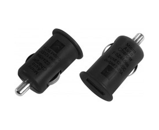 Автозарядка в прикуриватель USB (5 V, 1000 mA, черная) REXANT 18-1920 