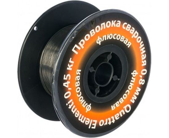 Проволока сварочная флюсовая (0.45 кг; 0.8 мм) QUATTRO ELEMENTI 770-384 