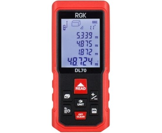 Лазерный дальномер с угломером RGK DL70 4610011873911 