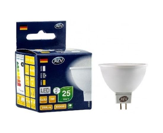 Светодиодная лампа LED MR16 GU5.3 3Вт 4000K REV 32321 1 