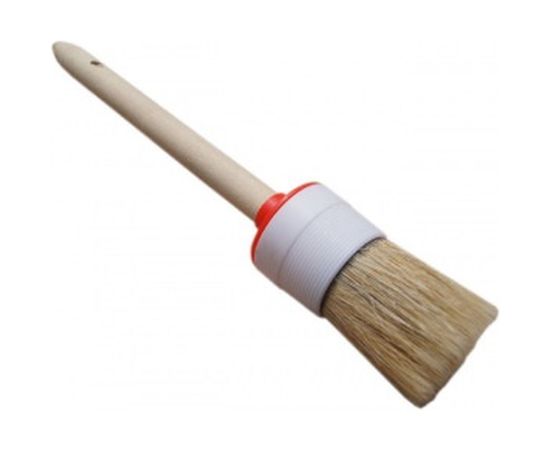 Круглая кисть SANTOOL №10 40 мм с деревянной ручкой 010115-010 