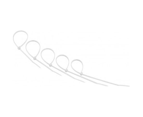 Хомут REXANT nylon 200 х 4.0 мм 25шт белый 07-0200-25 