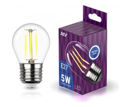 Светодиодная лампа REV G45 E27 5W, 4000K 32484 3 