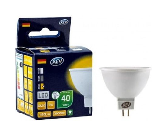 Светодиодная лампа LED MR16 GU5.3 5Вт 3000K REV 32322 8 