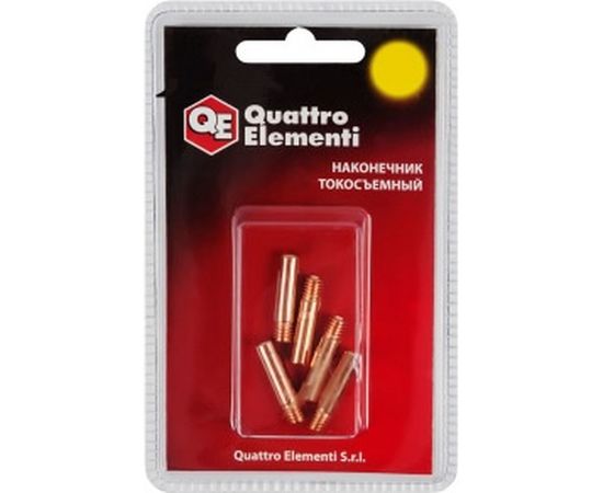 Наконечник токосъемный (5 шт; 0.6 мм; M6x25 мм) QUATTRO ELEMENTI 771-213 