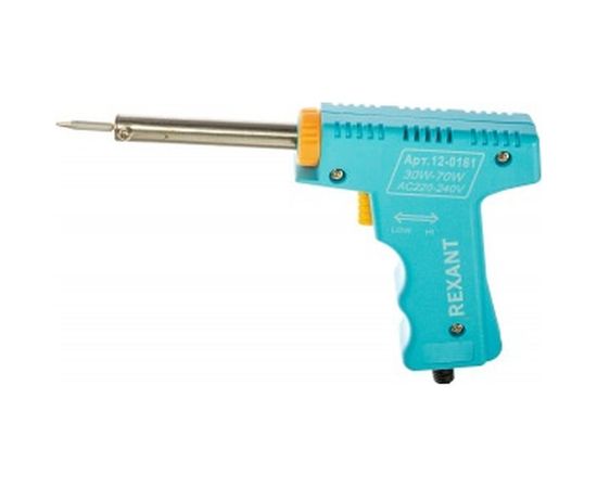 Импульсный паяльник 220В, 30-70Вт REXANT HS-50T ZD-60 12-0161 