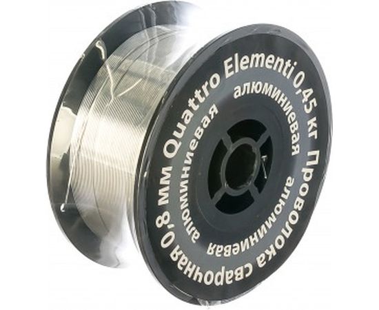 Проволока сварочная алюминиевая (0.45 кг; 0.8 мм) QUATTRO ELEMENTI 770-391 