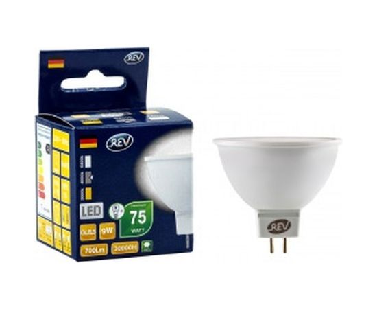 Светодиодная лампа REV MR16, GU5.3, 9W, 4000K, 32415 7 
