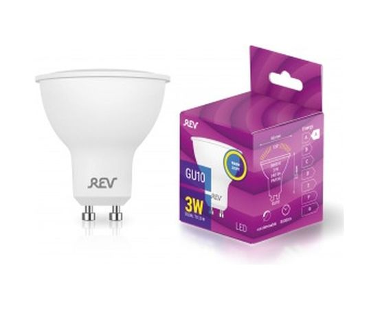 Светодиодная лампа REV PAR16 GU10 3W, 3000K, теплый свет 32326 6 