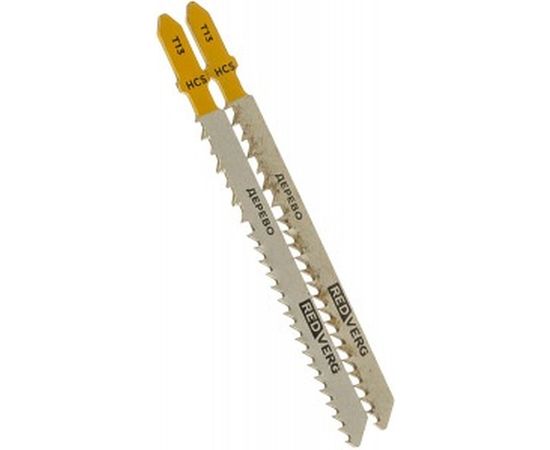Пилка для лобзика по дереву T13 HCS 2 шт. REDVERG 6623541 
