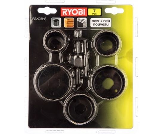Набор пильных коронок 7 шт. Ryobi RAK07HS 5132002548 