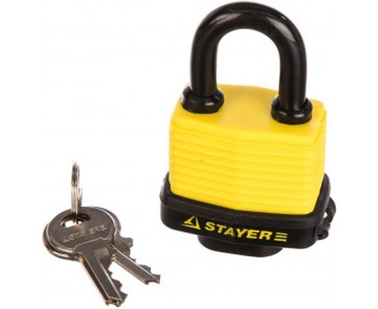 Навесной всепогодный замок 50 мм STAYER MASTER 37140-40 