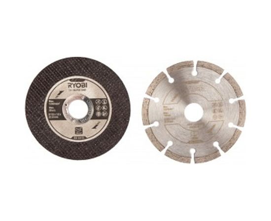Набор дисков для УШМ (125х22.2 мм)&nbsp;Ryobi RAK6AGD125 5132003149 