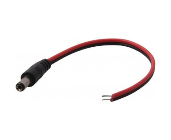 Разъем питания REXANT штекер 2.1х5.5x10мм с проводом 20см, 50шт 14-0313 