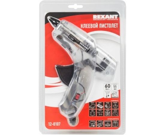 Клеевой пистолет Rexant 60 Вт 12-0107 