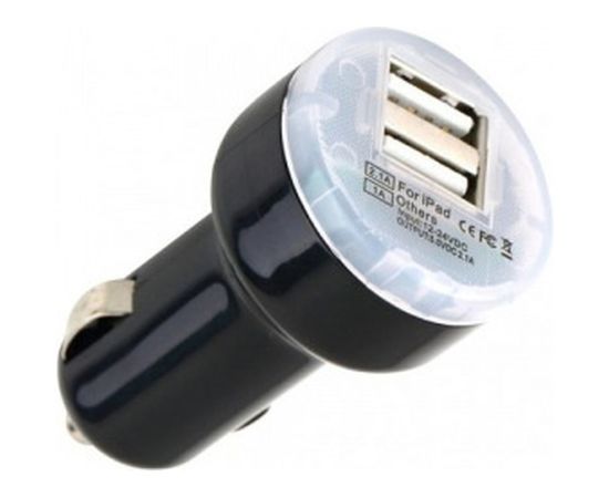 Автозарядка с индикацией в прикуриватель 2хUSB REXANT 18-1190 