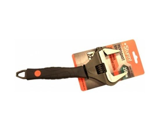 Разводной ключ Sturm 250 мм обрезиненная рукоятка 1045-11-250 